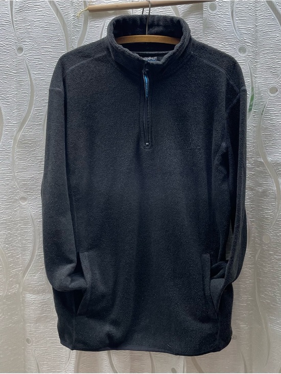 Fahrenheit Other - Fahrenheit Fleece Pullover Mens Large Gray Excellent 1/4 Zip Active Gear Pocket